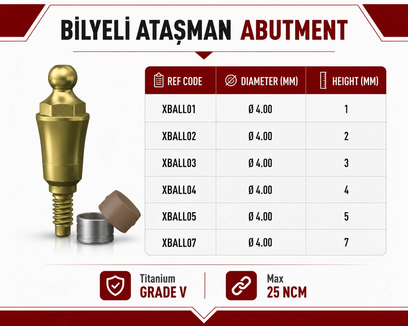 Bilyeli Ataşman Abutment